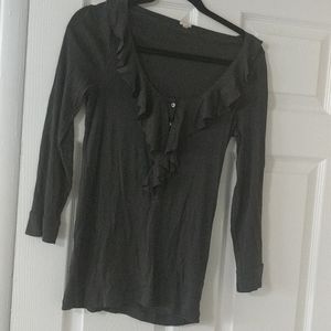 Grey j.crew long sleeve
